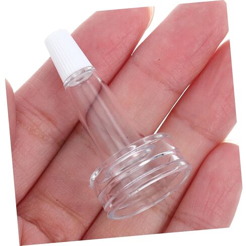 Gatuida 20pcs Shunt Bottle Caps Dispenser Vial Bottle Sealing Cap Ampoule Soft Tube Dropper Eyedropper Caps Clear Ampoule Splitter Cap Ampoule Dropper Cap Cosmetic Vial Lid PVC Transparent in Saudi Arabia