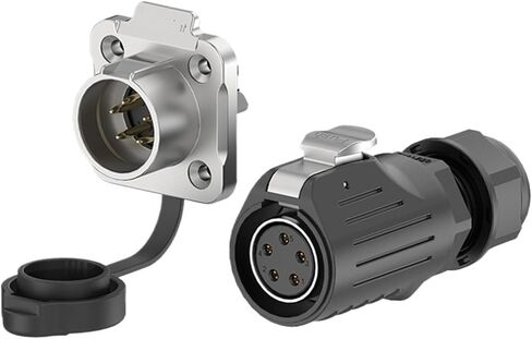 LP20 welding aviation reverse flange energy charging waterproof power connector(EW-LP20-2P 20A) in Kuwait