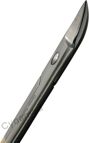 مجموعة من مقصين من سلك الأسنان مقص 4.25 بوصة التاج والطوق ، شفرات ناعمة منحنية ، حلقات ذهبية in Kuwait