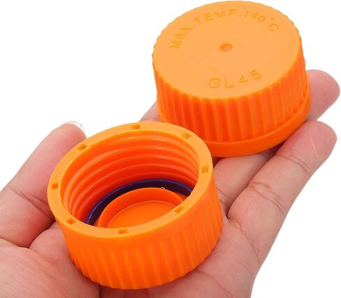 PATIKIL 10 PCS GL45 CAPS SCET ، 45 مم البولي بروبيلين غلاف الختم كاب المسمار. in Kuwait