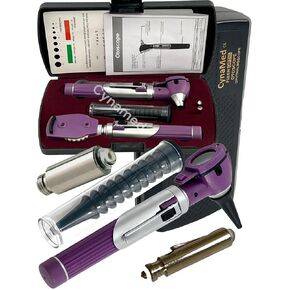 Premium Double Handled Otoscope Set -otoscope/Great for School -Cynamed (Purple) in Kuwait