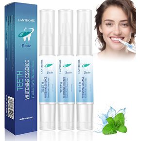 قلم جوهر تبييض الأسنان - 3pcs ، يقلل من الاصفرار وتنظف بقع الأسنان للسفر الأسري in Kuwait