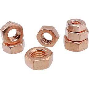 2/10pcs نقي النحاس مسدس غسالة القفل غطاء المسمار الترباس M3-M20 ارتفاع درجة الحرارة التوصيل السداسي السداسي (5pcs m3) in Kuwait