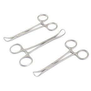DDP Set of 3 BACKHAUS Towel Clamps 5.5" Stainless Steel in Kuwait