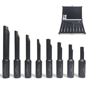 8 PCS 3/4 "SHANK SHANK ANDESSE مخرطة مخرطة مجموعة ، 90 ° جولة شريط ممل شانك مع 4 PCS TCMT21.51 و 4 PCS TCMT221 in Kuwait