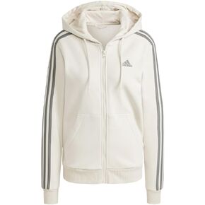 أديداس للنساء الأساسيات 3 مخطوطات كاملة zip fleece هوديي in Kuwait