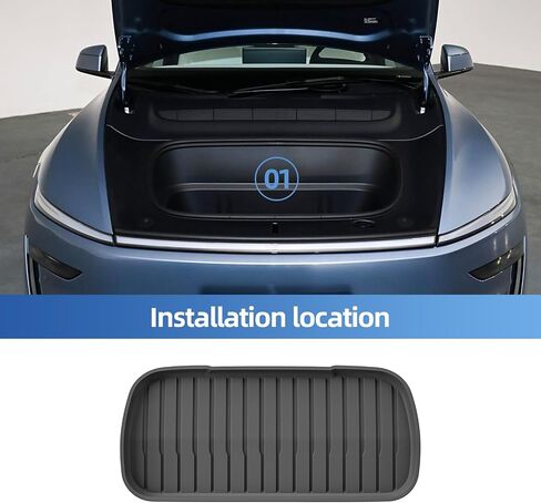 بطانة البضائع الخلفية Smabee لعام 2025 Tesla Model Y Juniper 5 مقاعد جميعها الطقس TPE Trunk Mat Mat Accessories Interior Black in Kuwait