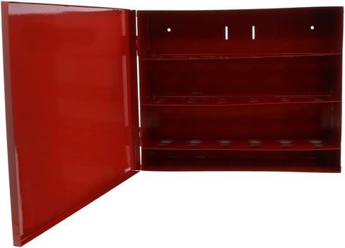 Fire Sprinkler Spare Head Box Cabinet, Available In 3, 6, 12, 24, 36 Head Cabinets (24 Head Box), Red in Kuwait