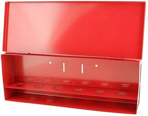 Fire Sprinkler Spare Head Box Cabinet, Available In 3, 6, 12, 24, 36 Head Cabinets (24 Head Box), Red in Kuwait