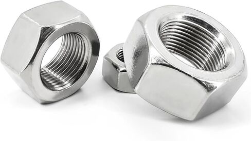 2/10PCS Fine Thread Hex Nut M4-M24 Fine Pitch Flat Hexagon Lock Nut 304 Stainless Steel Nut(M6x0.5mm 10pcs) in Saudi Arabia
