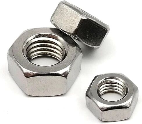 2/50PCS Hex Hexagon Nut M2-M24 304 Stainless Steel(2pcs M22) in Saudi Arabia