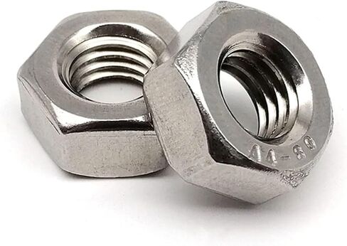 2/50PCS Hex Hexagon Nut M2-M24 304 Stainless Steel(2pcs M22) in Saudi Arabia
