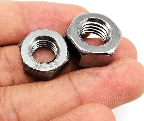 2/50PCS Hex Hexagon Nut M2-M24 304 Stainless Steel(2pcs M22) in Saudi Arabia