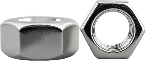 2/50PCS 304 Stainless Steel Hex Nut Metric Threaded Metalworking Hexagonal Nuts M1-M24(M10 (5Pcs)) in Saudi Arabia