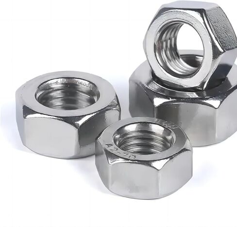 5/10pcs M2-M12 304 Stainless Steel Hexagon Nut (M3 (50pcs)) in Saudi Arabia