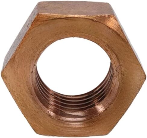 1/30PCS Hexagon Nut High Temperature Resistance Conductive Conduction M3-M20 Red Copper Hex Nuts(20Pcs M5) in Saudi Arabia
