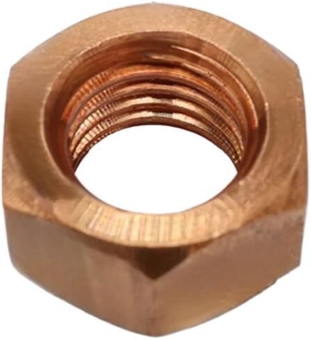 1/30PCS Hexagon Nut High Temperature Resistance Conductive Conduction M3-M20 Red Copper Hex Nuts(20Pcs M5) in Saudi Arabia