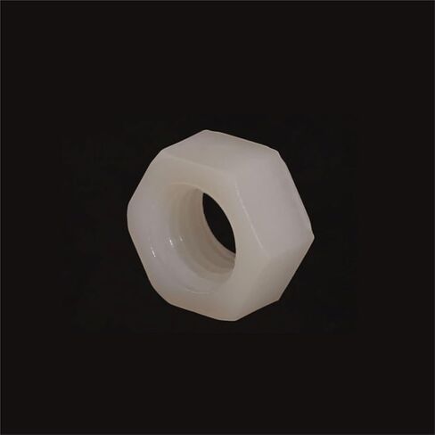 5-20pcs M2-M20 White Nyx Hex Nuts Hex Blastic Nuts (10pcs ، M18) in Saudi Arabia