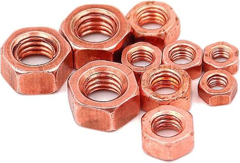 2/10pcs النحاس الأحمر النحاس الجوز موصل غسالة القفل غطاء المسمار النقي النقي التوصيل M3-M20 (M8 5pcs) in Saudi Arabia