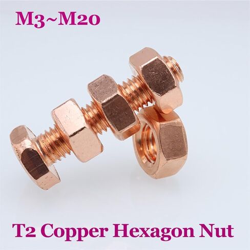 2/10pcs مسدس الجوز Red M3-M20 صمامات بوابة المياه الصمامات المفتاح الكهربائي التوصيل الموصل Nut Nut (10pcs M4) in Saudi Arabia