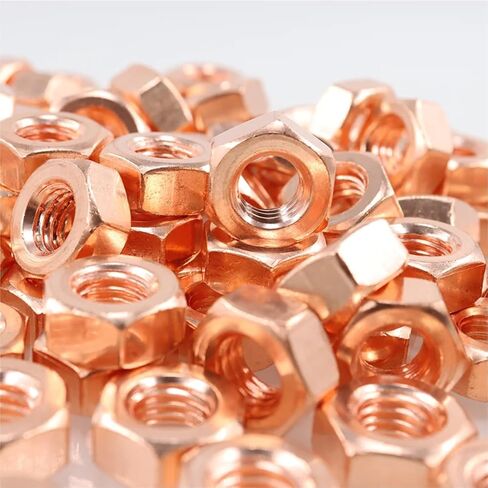 2/10pcs مسدس الجوز Red M3-M20 صمامات بوابة المياه الصمامات المفتاح الكهربائي التوصيل الموصل Nut Nut (10pcs M4) in Saudi Arabia