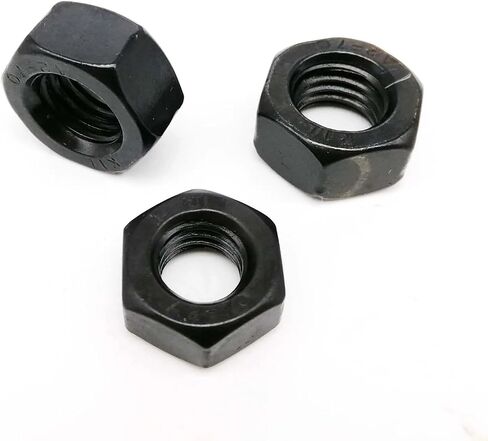 2-100pcs Hex Hexagon Nut M1.4-M24 Carbon Steel(2pcs M18) in Saudi Arabia