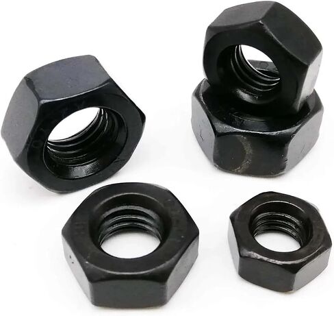 2-100pcs Hex Hexagon Nut M1.4-M24 Carbon Steel(2pcs M18) in Saudi Arabia
