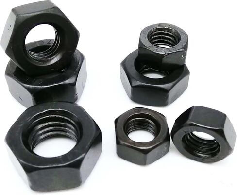 2-100pcs Hex Hexagon Nut M1.4-M24 Carbon Steel(2pcs M18) in Saudi Arabia