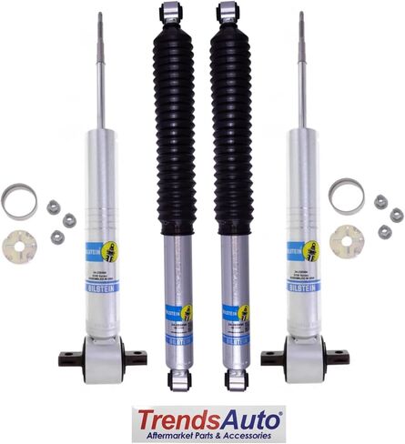 BILSTEIN 5100 Series مجموعة من الصدمات القابلة للركوب الأمامية تناسب 2014 2018 Silverado 1500 4WD | يوفر 1.85 "المصعد الأمامي | يتضمن Trendsauto صائق in Kuwait