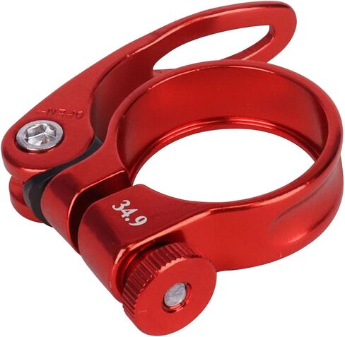 Bike Bicycle Quick Release SeatPost Clamp 34.9mm 31.8mm MTB Bike Road Bike Casual Bike Seatpost Clamp (Blue, 34.9mm) in Saudi Arabia