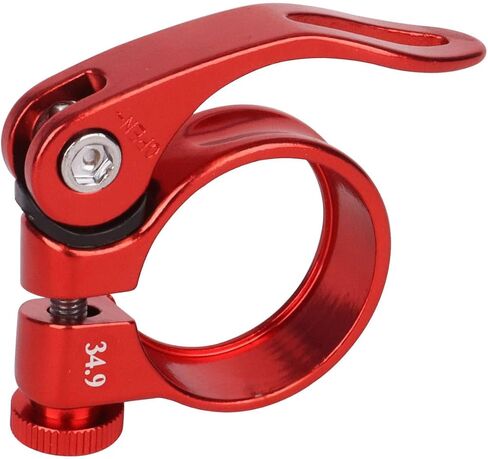 Bike Bicycle Quick Release SeatPost Clamp 34.9mm 31.8mm MTB Bike Road Bike Casual Bike Seatpost Clamp (Blue, 34.9mm) in Saudi Arabia