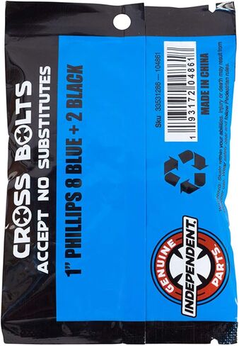 Independent Genuine Parts Phillips Hardware with Tool - Blue/Black - 1" in Saudi Arabia