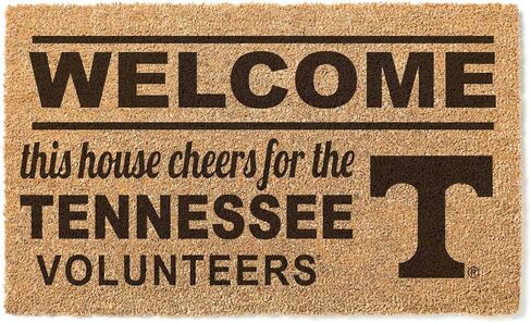 مروحة KH Sports Tennessee متطوعين يرحبون بمسحة Coir ، 18 × 30 بوصة ، متطوعون في الهواء الطلق. عرض روح فريقك مع هذا الفريدة من نوعها متطوعين متطوعين in Kuwait