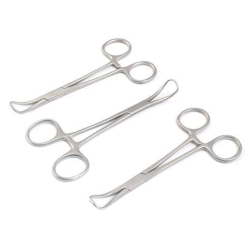 DDP Set of 3 BACKHAUS Towel Clamps 5.5" Stainless Steel in Kuwait