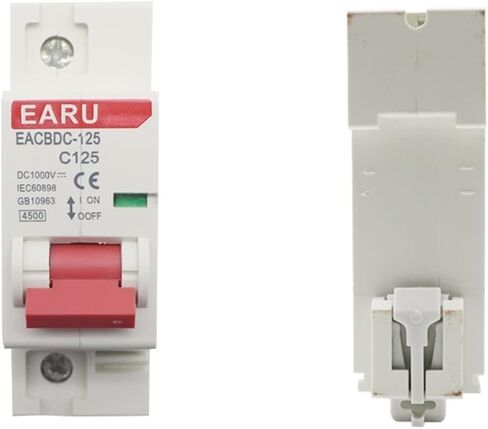 DC 1000V 125A 1P Solar Mini Circuit Breaker Overload Switches 80a 100a 125a 1p DC1000V MCB لنظام PV الكهروضوئي (100A) in Saudi Arabia