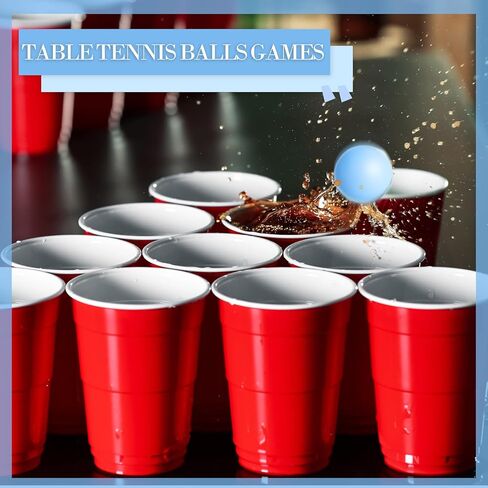 28 Pcs Balls Table Tennis Balls 40mm Color Plastic Balls Assorted Color Balls Bulk Washable Small Game Balls for Party Decoration Handcrafted Art Carnival Pool Games in Kuwait