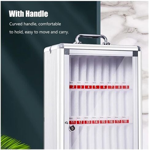 خزانة تخزين الهاتف المحمول من ألومنيوم سبيكة مع 6/12/24/36/48/60 فتحات القفل لامتحان مصنع المدرسة in Kuwait