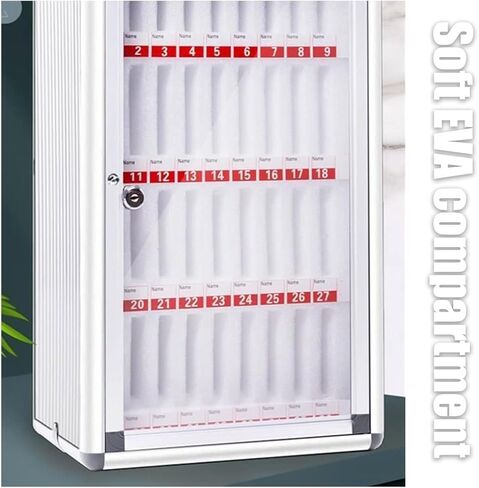 خزانة تخزين الهاتف المحمول من ألومنيوم سبيكة مع 6/12/24/36/48/60 فتحات القفل لامتحان مصنع المدرسة in Kuwait