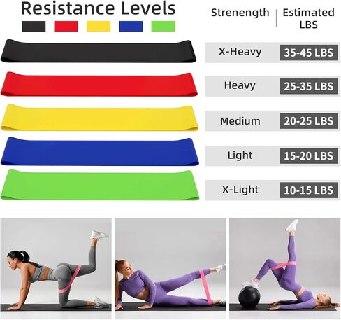 Pilates Essentials Kit for Women, Home Pilates Kit – 12" Pilates Ring, 9" Pilates Ball, Stretching Strap, 5 Resistance Bands, Yoga Socks, Pilates Kit for Home Workouts, Core Strength & Flexibility in Kuwait