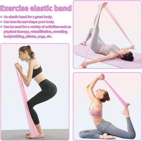 Pilates Essentials Kit for Women, Home Pilates Kit – 12" Pilates Ring, 9" Pilates Ball, Stretching Strap, 5 Resistance Bands, Yoga Socks, Pilates Kit for Home Workouts, Core Strength & Flexibility in Kuwait