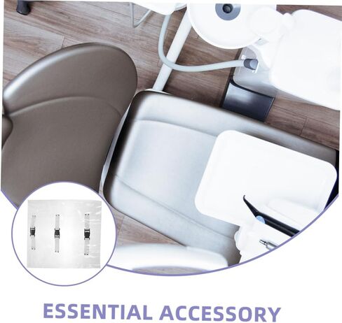 Pretyzoom 6pcs يرتدي ملابس كرسي شفافة مقاومة يغطي حامي وسادة المقعد لعيادات المستشفيات عن طريق الفم واستخدام المنزل تعزيز الراحة والوظائف in Kuwait