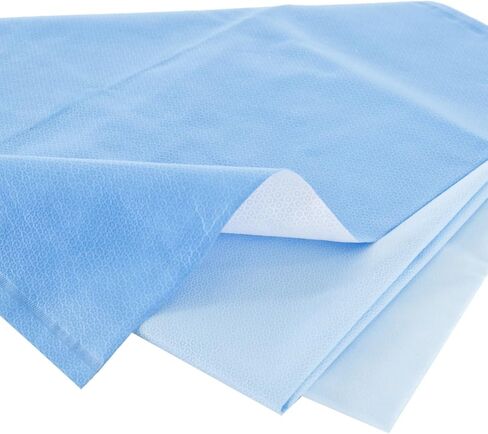 Quick Check H100 Sterilization Wrap Dual Layer White Blue 30 x 30" 144 Ct in Saudi Arabia
