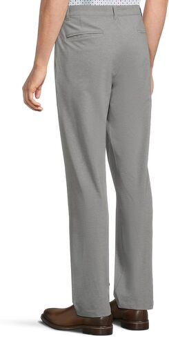 Johnston & Murphy Men's Xc4 Heathered Performance Flat Front Pants in Saudi Arabia