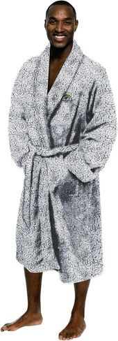 NORTHWEST NFL Men's One Size Fits Most Soft Sherpa Lounge Bathrobe in Saudi Arabia