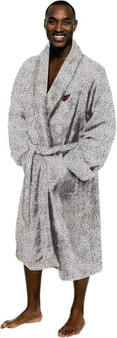 NORTHWEST NFL Men's One Size Fits Most Soft Sherpa Lounge Bathrobe in Saudi Arabia