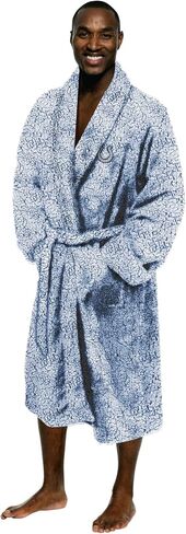 NORTHWEST NFL Men's One Size Fits Most Soft Sherpa Lounge Bathrobe in Saudi Arabia