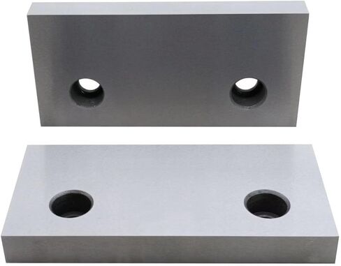 Two Type Milling Vise Jaws for 6" Kurt/GMT & One set 1/8"x6" Alloy Steel Precision Parallel (10 Pair). in Saudi Arabia