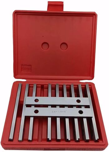 Two Type Milling Vise Jaws for 6" Kurt/GMT & One set 1/8"x6" Alloy Steel Precision Parallel (10 Pair). in Saudi Arabia