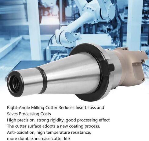 Face Mill Cutter NT40-FMB22 Indexable End Mill Collet Chuck Holder with APMT1604 Milling Inserts and Wrench(4PCS Milling Inserts) in Saudi Arabia