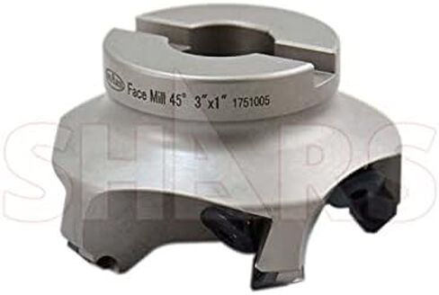 Shars 3 "45 درجة فهرسة القابلة للوجه قاطع Mill Cutter SEKN إدراج 404-1896W P [ in Saudi Arabia